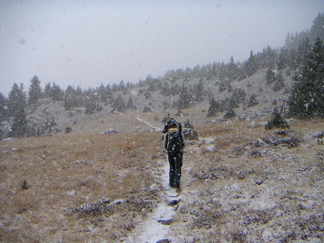 Endlich Schnee! ©Yak 2004